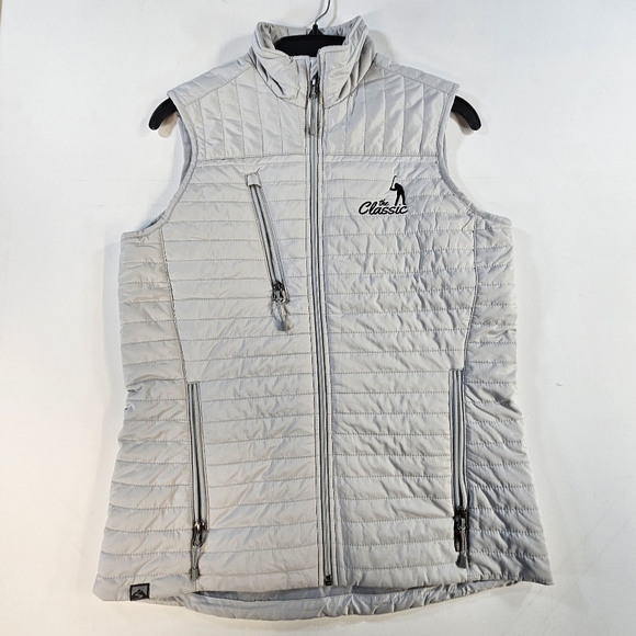 Storm Creek Jackets & Blazers - Storm Creek NWT Women's Front Runner Eco Insulated Quilted Vest Gray The Classic
